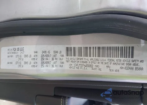 2017 Jeep Cherokee Latitude 4X4 from USA, damaged, VIN 1C4PJMCB7HW656852